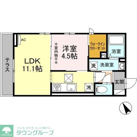 エメ ドゥーズの物件間取画像
